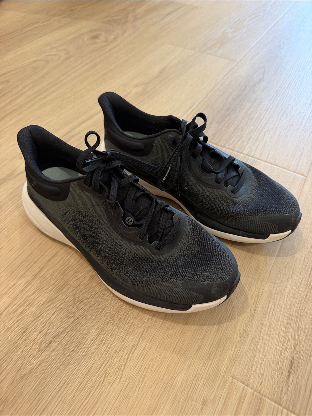 lululemon athletica Black and White Women's Running Sneakers